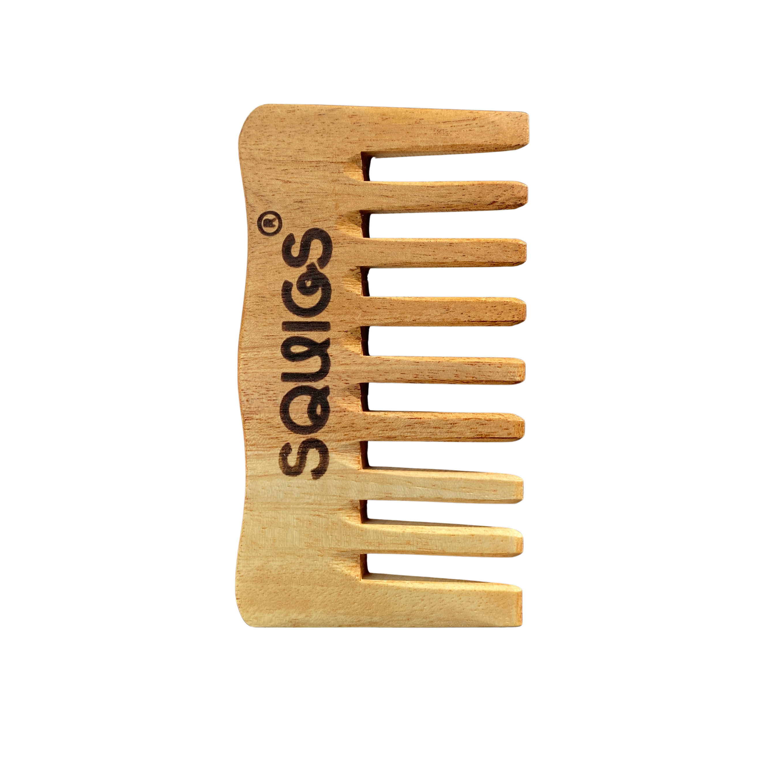 Squiggly Neem Comb