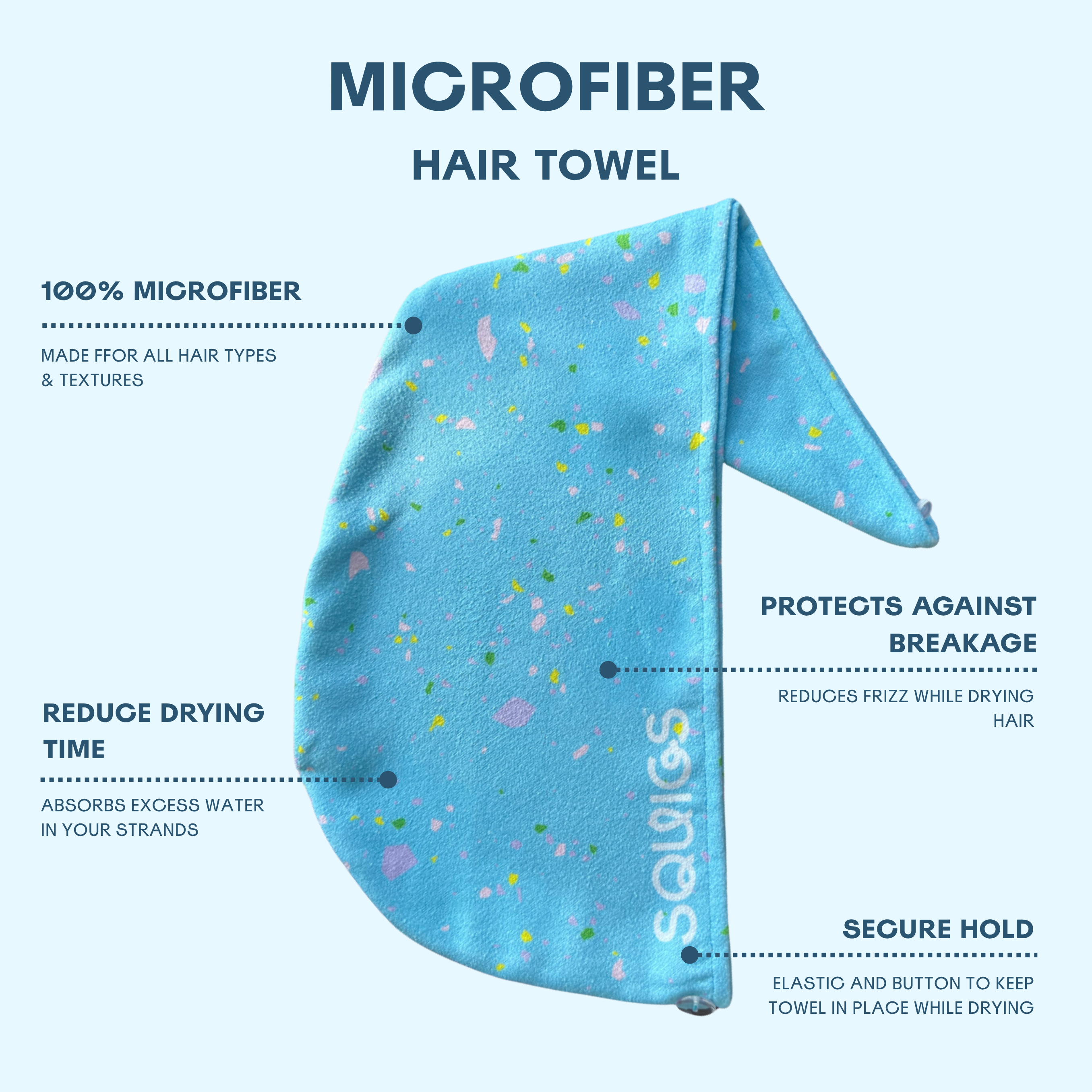 Microfiber Hair Towel